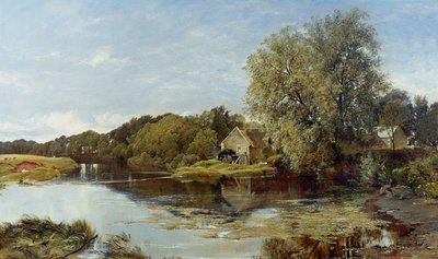 At Milton Mill, on the River Irvine, 1855 by Horatio McCulloch